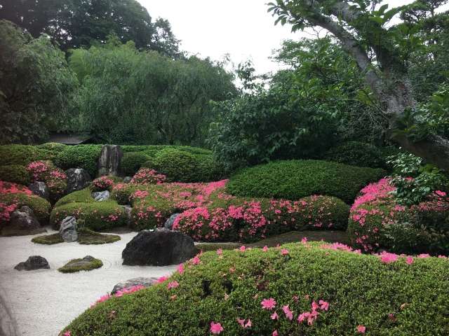zen garden (Karesansui) in Meigetu-in