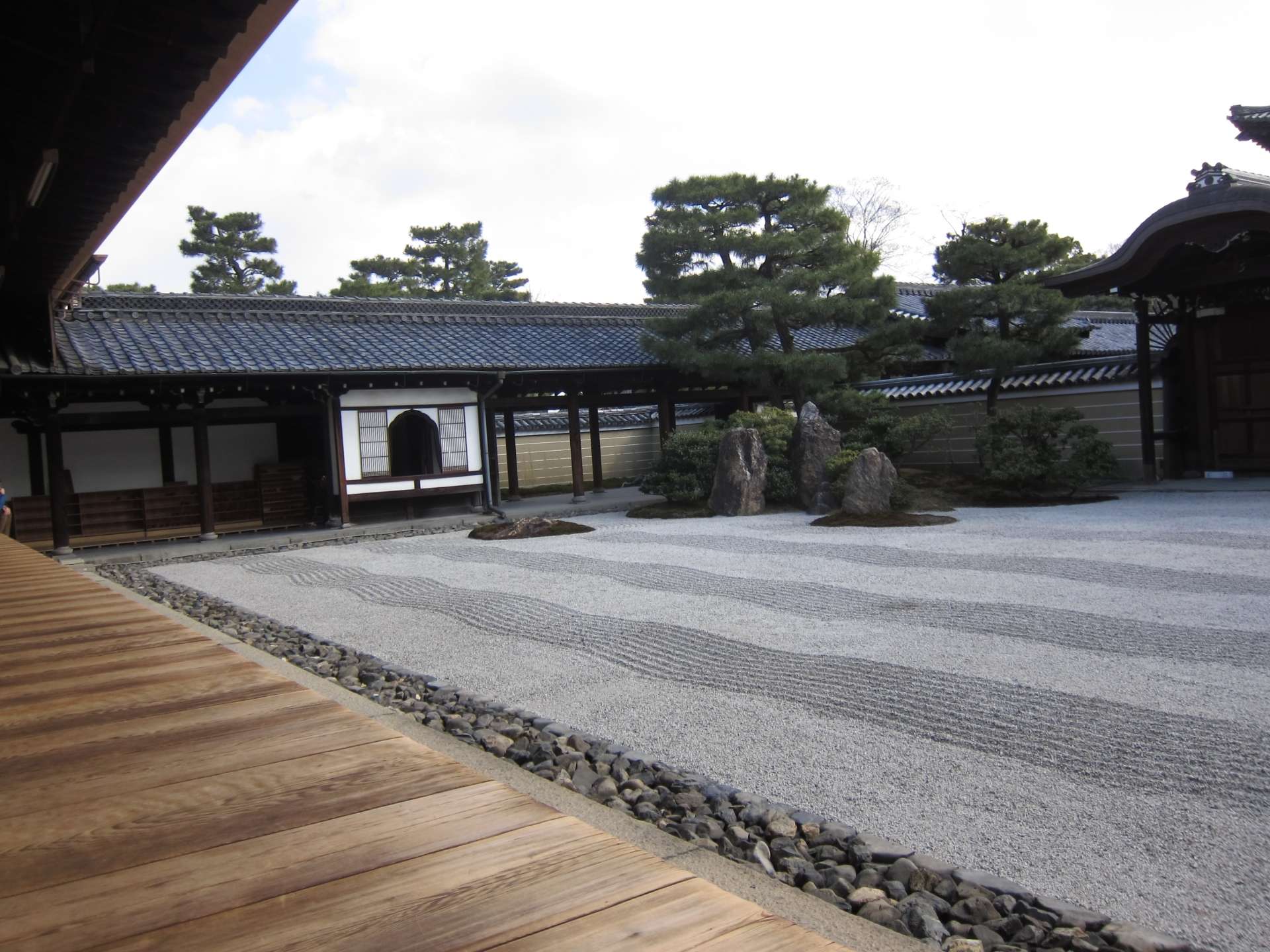 zen garden in Kenninji Temple